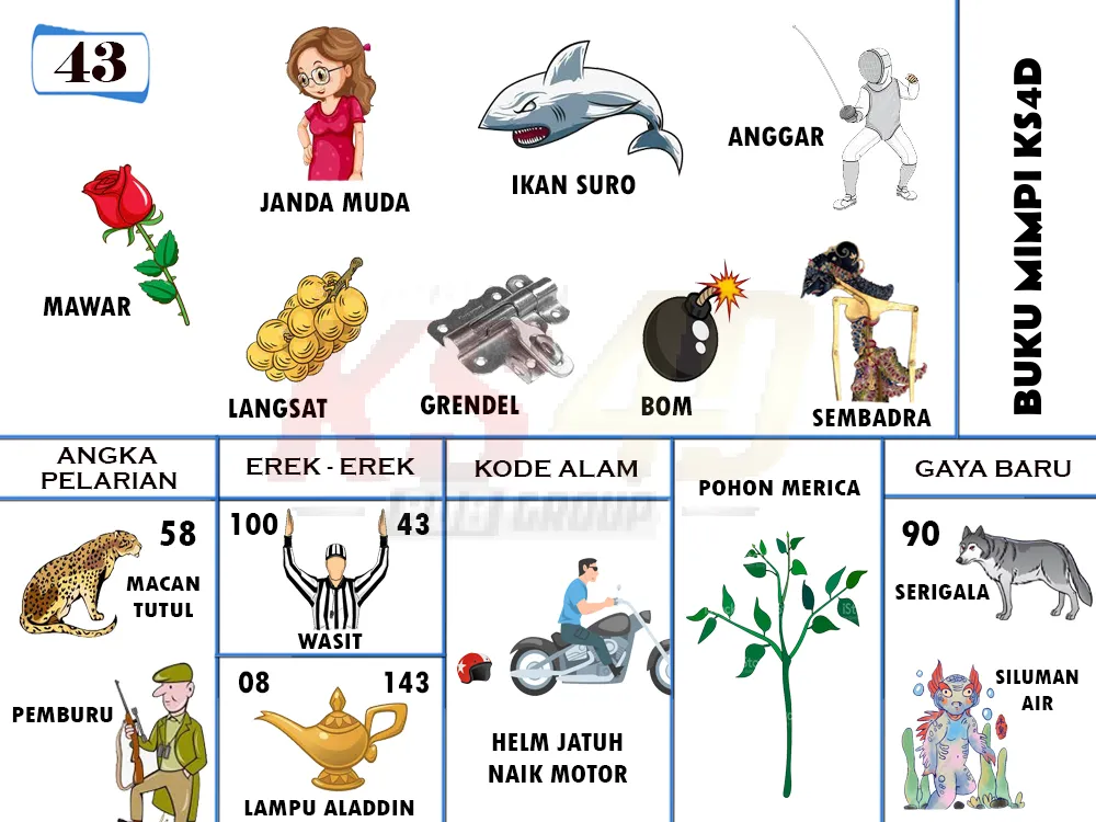 buku mimpi erek erek togel 43